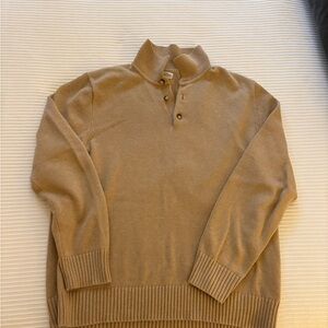 J. Crew Men's Camel Polo Sweater